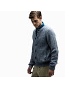 【SALE/30%OFF】LACOSTE (M)インディゴ風フルオープンニット ラコステ ニット【RBA_S】【RBA_E】【送料無料】