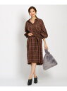 【SALE/40%OFF】THE SHOP TK(Women) ネルチェックワンピ ザ ショップ ティーケー ワンピース【RBA_S】【RBA_E】