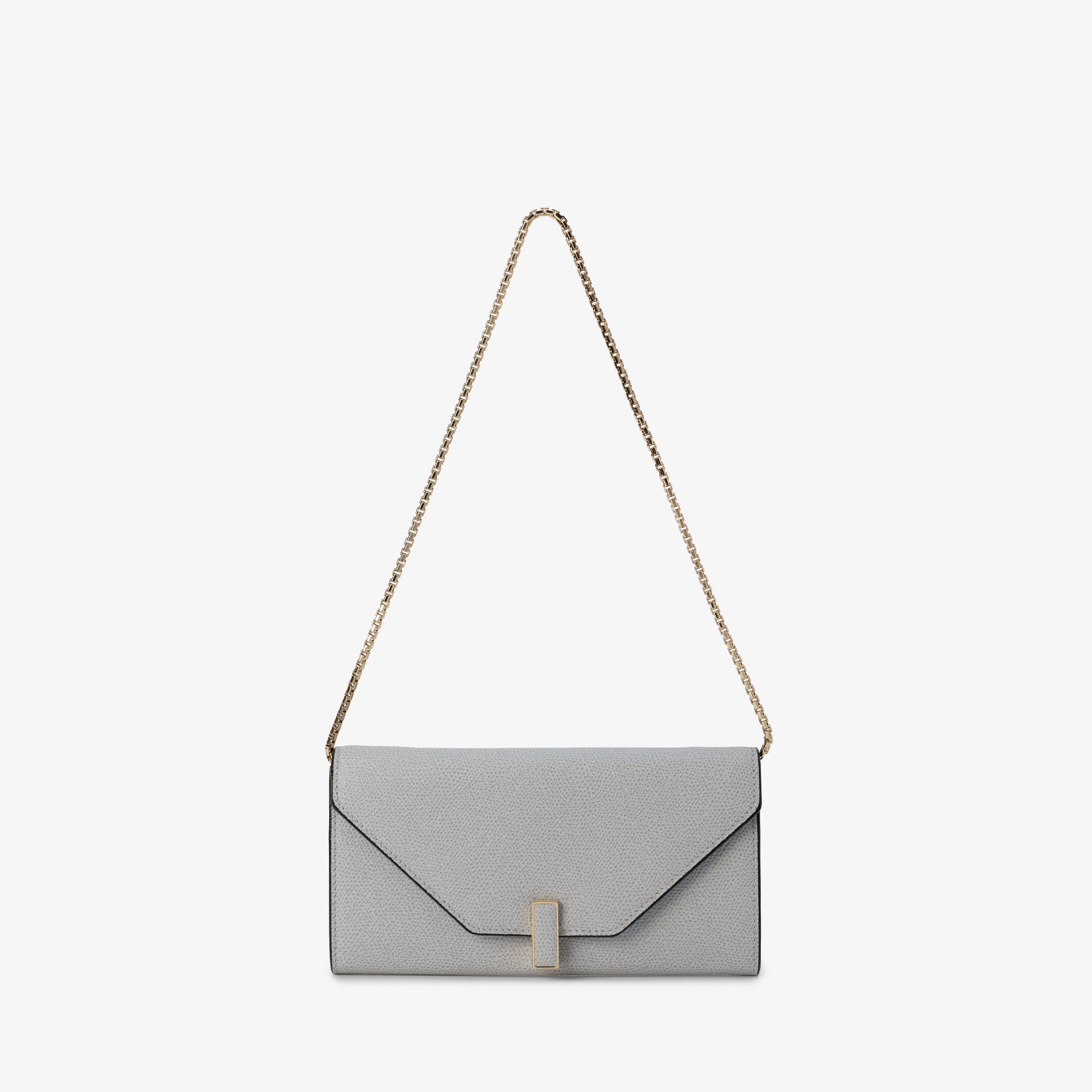 Valextra 【公式】イジィデ チェーンウォレット ヴァレクストラ 財布・ポーチ・ケース 財布 グレー【送料無料】