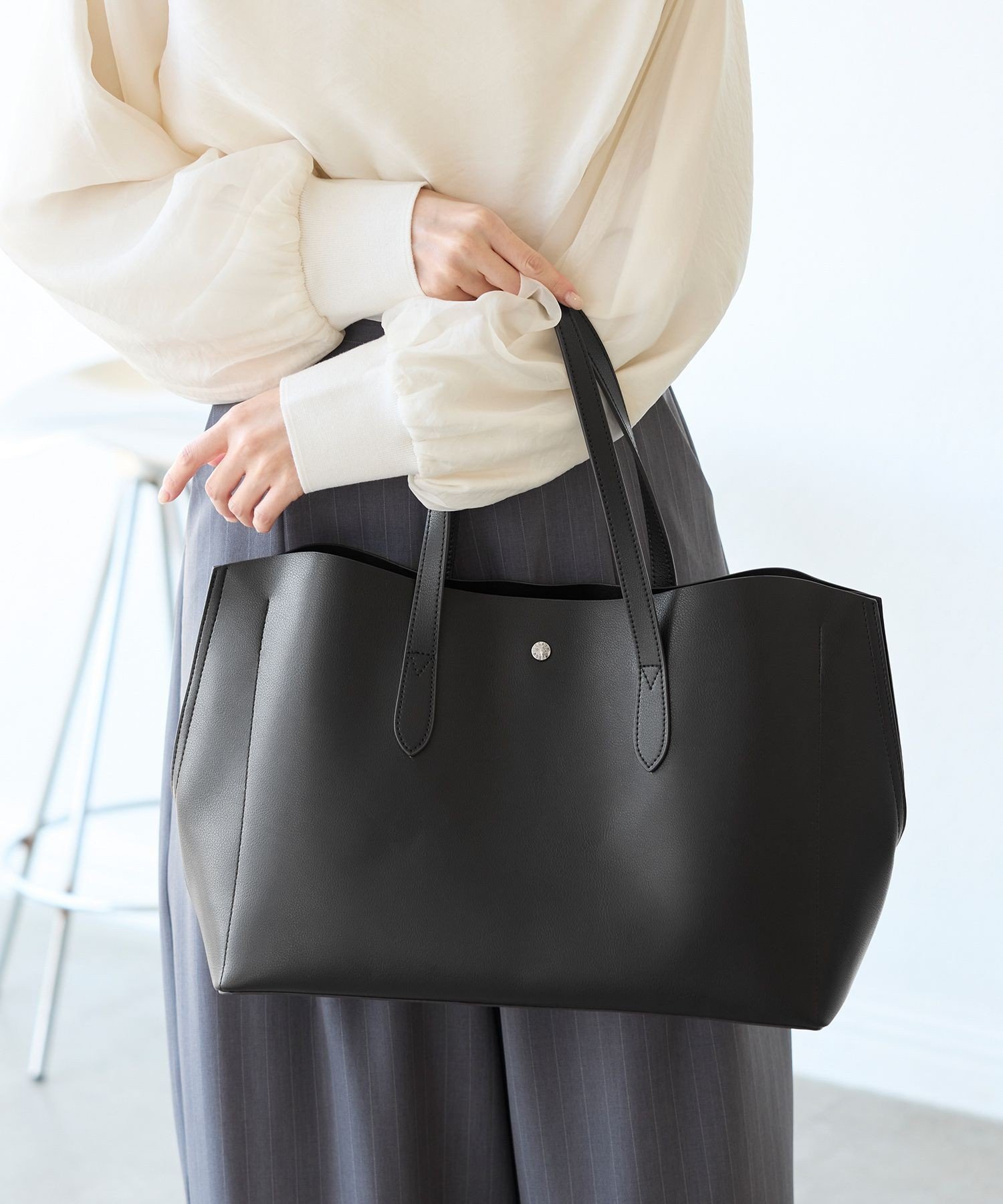 ROPE' PICNIC PASSAGE 【Legato Largo/レガートラルゴ】【軽量】かるいかばんトートバッグ/通勤対応 ロペピクニック バッグ トートバッグ ブラック グレー【送料無料】