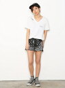 【SALE/40%OFF】バンダナ デニム ショートパンツ ロデオクラウンズワイドボウル パンツ/ジーンズ【RBA_S】【RBA_E】【送料無料】