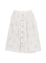 【SALE/60%OFF】dazzlin ブーケ柄ウッドボタンスカート ダズリン スカート【RBA_S】【RBA_E】