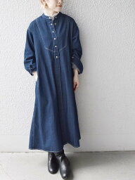 SHIPS any 《追加予約》SHIPS any___＜ウォッシャブル＞デニム ブザム シャツ ワンピース[SHIPS any DENIM] <strong>シップス</strong> ワンピース・ドレス シャツワンピース ネイビー【送料無料】