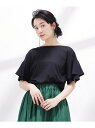 nano・universe AntiSoakedフレアスリーブtee ナノユニバース カットソー【送料無料】