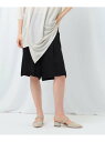 【SALE/50%OFF】INDIVI 【WEB限定】リーナツイルスカーチョ インディヴィ パンツ/ジーンズ ハーフパンツ ブラック グリーン ベージュ【送料無料】