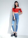 【SALE/33%OFF】EMODA ヘムスリットハイウエスパギンス エモダ パンツ/ジーンズ【RBA_S】【RBA_E】【送料無料】