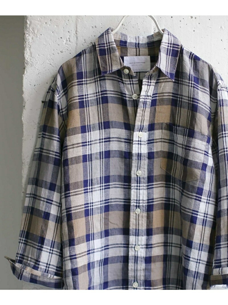 【SALE／30%OFF】DOORS Linen 7分袖 Shirts アーバンリサーチドアーズ シャツ/ブラウス【RBA_S】【RBA_E】【送料無料】