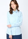 LACOSTE (W)ポプリンストレッチ シャツ ラコステ シャツ/ブラウス【送料無料】