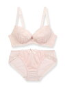 fran de lingerie Floating Petal フローティングペタル ブラ&ショーツセット B65-G75カップ フランデランジェリー インナー/ナイトウェア ブラ/ショーツ ピンク ブルー グレー