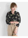 ROSSO 花柄シャツブラウス アーバンリサーチロッソ【送料無料】