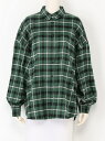 【SALE/19%OFF】RODEO CROWNS Big シルエット チェック シャツ ロデオクラウンズワイドボウル シャツ/ブラウス【RBA_S】【RBA_E】【送料無料】