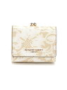 KATHARINE HAMNETT LONDON KATHARINE HAMNETT LONDON/(W)ナデシコ三つ折り財布 スタイル 財布/小物 財布 ホワイト ピンク パープル【送料無料】