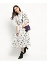 【SALE/30%OFF】AG by aquagirl 【洗える】ハイネックフラワープリントワンピース エージーバイ アクアガール ワンピース【RBA_S】【RBA_E】【送料無料】