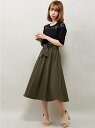 【SALE/25%OFF】INGNI S・サッシュ付シャーリングミディ/SK イング スカート【RBA_S】【RBA_E】