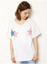 RODEO CROWNS フラッグ スター Tシャツ ロデオクラウンズワイドボウル