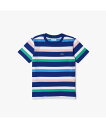 【SALE／40%OFF】LACOSTE マルチカラーボーダー キッズTシャツ ラコステ トップス カットソー・Tシャツ ブルー グレー