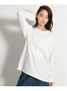(W)USACOTTONロンTEE ニコアンド カットソー