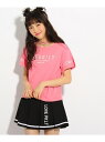 【SALE/50%OFF】PINK-latte ピンク再入荷★ハートチャーム付きロゴトップス ピンク ラテ カットソー【RBA_S】【RBA_E】