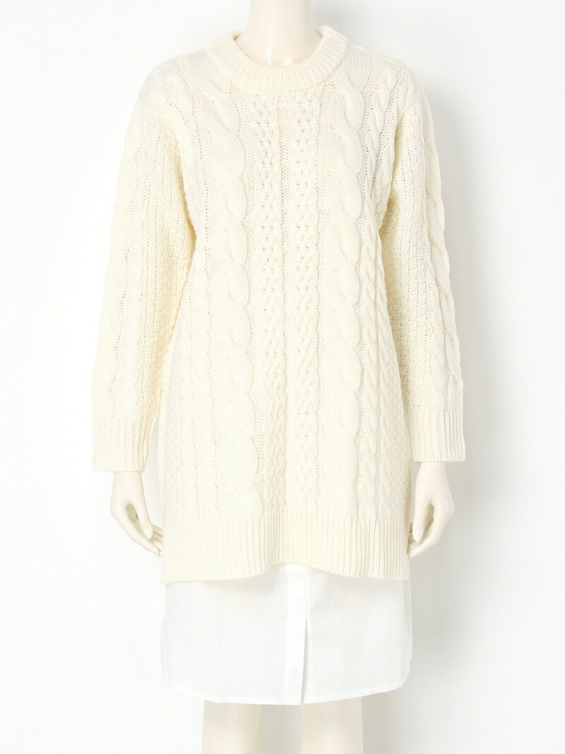 【SALE／60%OFF】ViS 【ヒルナンデス放映】ケーブルニットワンピース ビス ニット【…