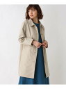 【SALE/50%OFF】SHOO・LA・RUE 【M-LL】ライトステンカラーコート シューラルー コート/ジャケット ステンカラーコート ベージュ ネイビー
