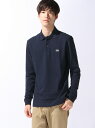 【SALE/20%OFF】LACOSTE (M)スリムフィットポロシャツ (長袖) ラコステ カットソー【RBA_S】【RBA_E】【送料無料】