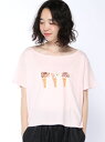 【SALE/62%OFF】WEGO 【BROWNY】(L)にゃんスクリームオフショルT ウィゴー カットソー【RBA_S】【RBA_E】
