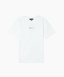 agnes b. FEMME S179 TS ロゴTシャツ <strong>アニエスベー</strong> トップス カットソー・Tシャツ ホワイト【送料無料】