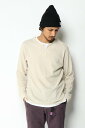ikka ワッフルキーネックレイヤードロンT イッカ カットソー