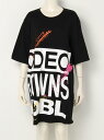 【SALE/24%OFF】スプラット ロゴ Tシャツ ワンピース ロデオクラウンズワイドボウル ワンピース【RBA_S】【RBA_E】