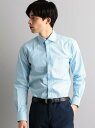 【SALE/62%OFF】UNITED ARROWS green label relaxing SLIMイージーアイロンCOOLMAXロンドンストライプSWDシャツ/ドレスシャツ ユナイテッドアローズ アウトレット シャツ/ブラウス 長袖シャツ ブルー オレンジ