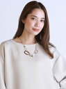 【SALE/10%OFF】la.f... アクリルボリュームネックレス ラ・エフ アクセサリー ネックレス ゴールド【送料無料】