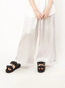 【SALE/37%OFF】AG by aquagirl ランダムリブスリットパンツ エージーバイ アクアガール パンツ/ジーンズ フルレングス ブラック ブラウン ピンク