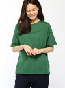 【SALE/50%OFF】LACOSTE (W)コットンリヨセルUネックTシャツ (半袖) ラコステ カットソー【RBA_S】【RBA_E】【送料無料】