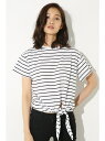 【SALE/55%OFF】AZUL by moussy 《WEB限定プレセール》フロントリボンプルオーバー アズールバイマウジー カットソー【RBA_S】【RBA_E】