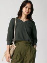 (W)2WAYワッフルPO ベイフロー カットソー【送料無料】
