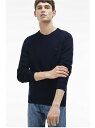 【SALE/40%OFF】LACOSTE リブクルーネックセーター ラコステ ニット【RBA_S】【RBA_E】【送料無料】
