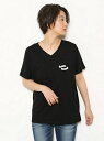 【SALE/36%OFF】RCWB RIBBON FLOWER Tシャツ ロデオクラウンズワイドボウル カットソー【RBA_S】【RBA_E】