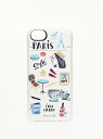 【SALE/20%OFF】トラベル柄iPhone8/7/6/6sケース アフタヌーンティー・リビング ファッショングッズ【RBA_S】【RBA_E】