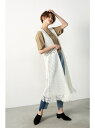 【SALE/70%OFF】AZUL by moussy 透かし編みフリンジニットジレ アズールバイマウジー コート/ジャケット【RBA_S】【RBA_E】
