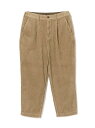 【SALE/30%OFF】B_MING by BEAMS B_MING by BEAMS / タック コーデュロイパンツ ビーミング ライフストア バイ ビームス パンツ/ジーンズ フルレングス ベージュ ブラック【送料無料】