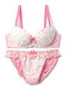 fran de lingerie Flower Dress フラワードレス ペアブラジャー B-Dカップ フランデランジェリー インナー/ナイトウェア