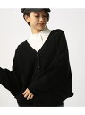 AZUL by moussy ウォッシャブルソフトタッチ畦編み2WAYカーデ アズールバイマウジー【送料無料】