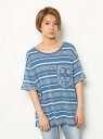 RODEO CROWNS フラッグ ロゴ Tシャツ ロデオクラウンズワイドボウル