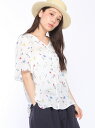 【SALE/50%OFF】niko and... (W)RハナフリルソデBL ニコアンド シャツ/ブラウス【RBA_S】【RBA_E】