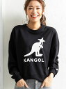 KANGOL (KANGOL)ロゴプリントスウェット ラナン カットソー