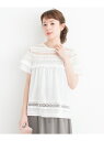 【SALE/40%OFF】URBAN RESEARCH レース切替ブラウス アーバンリサーチ シャツ/ブラウス【RBA_S】【RBA_E】【送料無料】