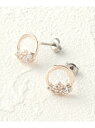 【SALE/10%OFF】grove プチサークルビジューピアス グローブ アクセサリー ピアス ゴールド