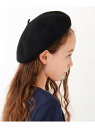 【SALE/20%OFF】3can4on ウールブレンドベレー帽 サンカンシオン 帽子/ヘア小物 帽子その他 ブラック グリーン ピンク