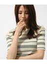 【SALE/30%OFF】AZUL by moussy 《WEB限定プレセール》ボーダー5分袖ニットプルオーバー アズールバイマウジー ニット【RBA_S】【RBA_E】