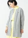 BEAMS BOY LACOSTE / 別注 スウェット ロング カーディガン ビームス ウイメン ニット【先行予約】*【送料無料】